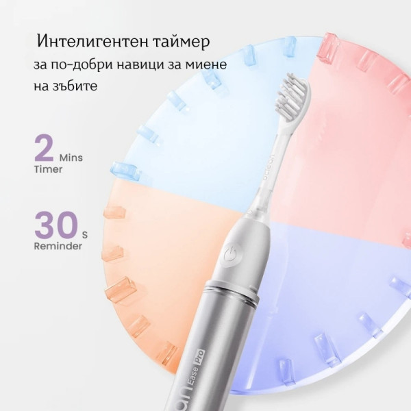 Електрическа четка за зъби Oclean X Ease Pro, 1бр. накрайник, 5 режима 4 — 4sales Електрическа четка за зъби Oclean X Ease Pro, 1бр. накрайник, 5 режима 4