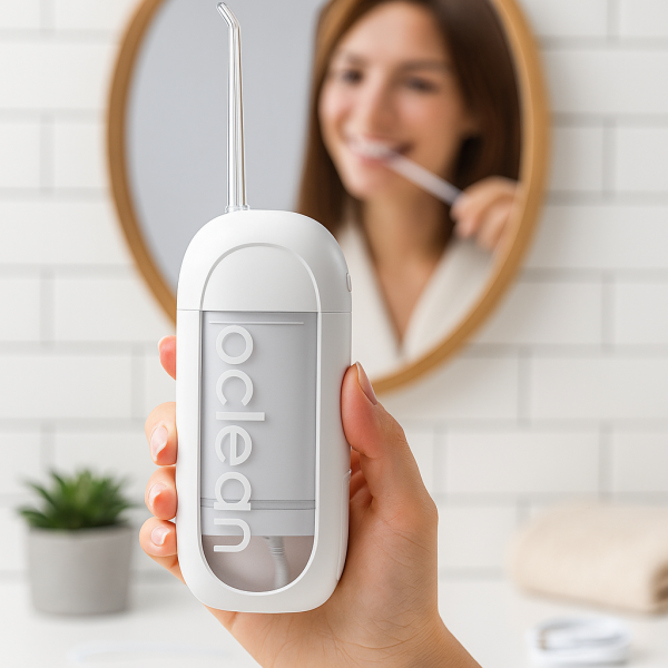 Зъбен душ Oclean W10 Lite, 2бр. накрайника, 3 режима, 150мл. 4
