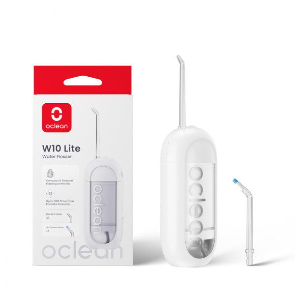 Зъбен душ Oclean W10 Lite, 2бр. накрайника, 3 режима, 150мл.
