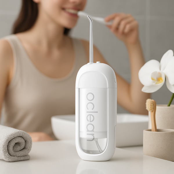 Зъбен душ Oclean W10 Lite, 2бр. накрайника, 3 режима, 150мл. 8