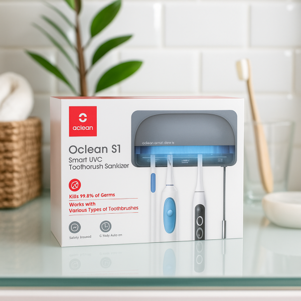 Стерилизатор за четки за зъби Oclean S1, c UVC-LED 8 — 4sales Стерилизатор за четки за зъби Oclean S1, c UVC-LED 8