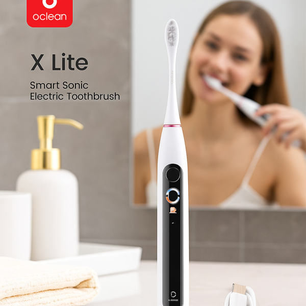 Електрическа четка за зъби Oclean X Lite 20, 1 бpой накрайник, 5 режима