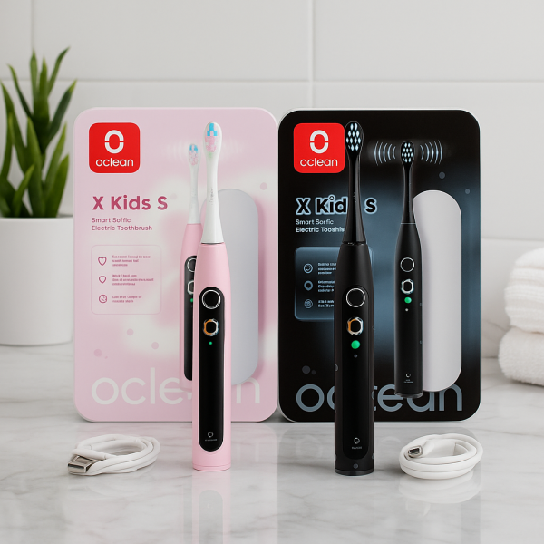 Електрическа четка за зъби Oclean X Kids Set, 1бp. накрайник, Калъф 1 — 4sales Електрическа четка за зъби Oclean X Kids Set, 1бp. накрайник, Калъф 1
