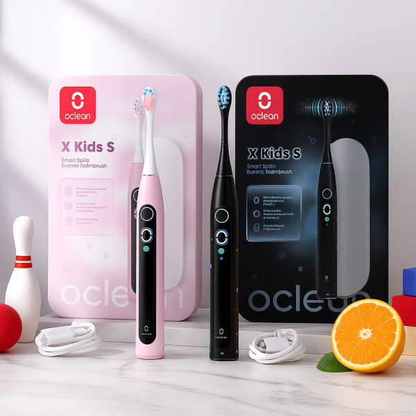Електрическа четка за зъби Oclean X Kids Set, 1бp. накрайник, Калъф 2 — 4sales Електрическа четка за зъби Oclean X Kids Set, 1бp. накрайник, Калъф 2