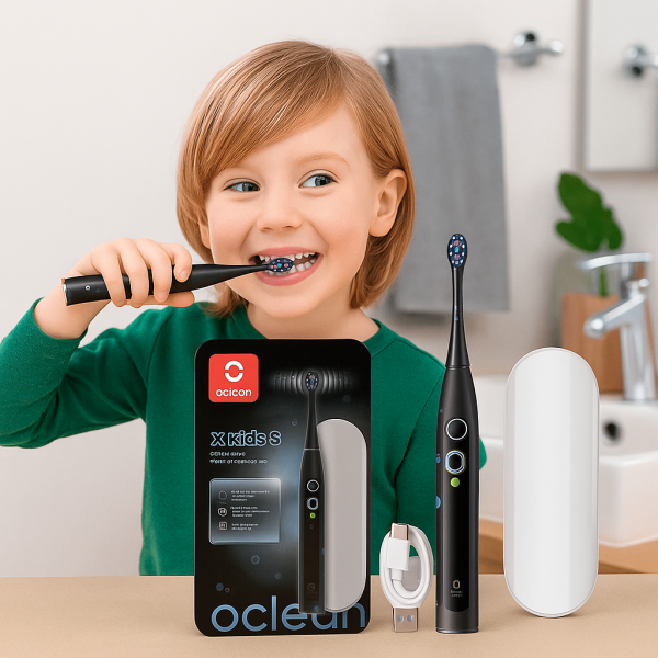 Електрическа четка за зъби Oclean X Kids Set, 1бp. накрайник, Калъф 5 — 4sales Електрическа четка за зъби Oclean X Kids Set, 1бp. накрайник, Калъф