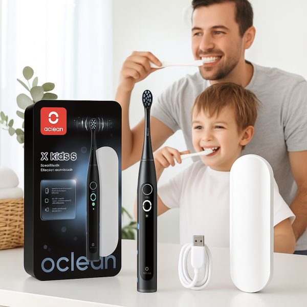 Електрическа четка за зъби Oclean X Kids Set, 1бp. накрайник, Калъф 6 — 4sales Електрическа четка за зъби Oclean X Kids Set, 1бp. накрайник, Калъф 6