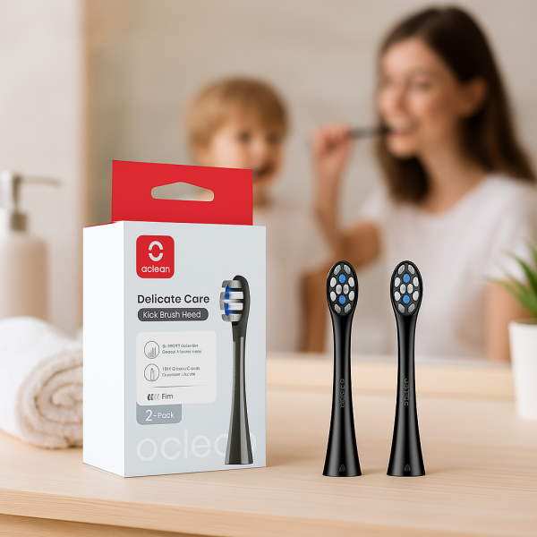 Накрайници за четка за зъби Oclean Kids, P3K1-2, P3K8-2, C04000210, 2 броя 3 — 4sales Накрайници за четка за зъби Oclean Kids, P3K1-2, P3K8-2, C04000210, 2 броя