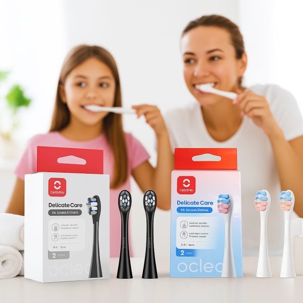 Накрайници за четка за зъби Oclean Kids, P3K1-2, P3K8-2, C04000210, 2 броя 1 — 4sales Накрайници за четка за зъби Oclean Kids, P3K1-2, P3K8-2, C04000210, 2 броя