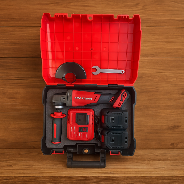 Акумулаторен ъглошлайф 36V 8Ah 125 мм KraftRoyal Red Mx Fuel 7
