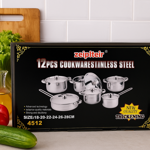 Професионален комплект тенджери Zeiplteir - 12 части 4