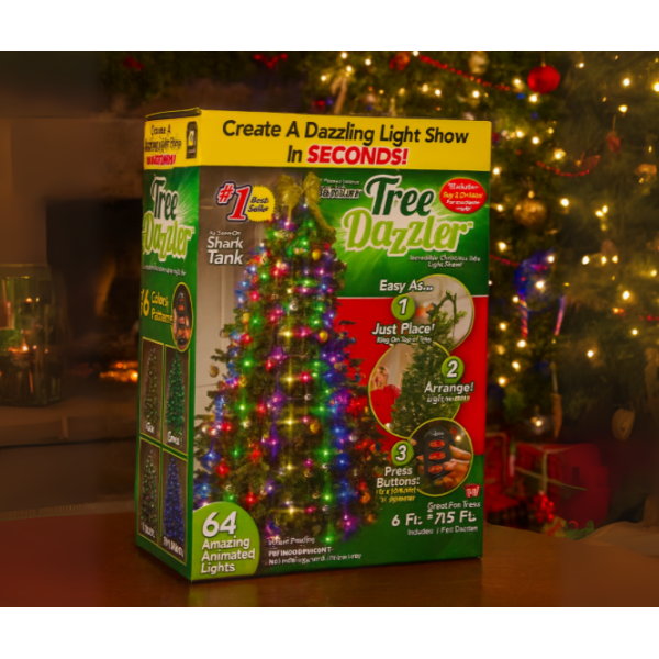 Коледни LED лампички за елха Star shower tree dazzler TV164 12