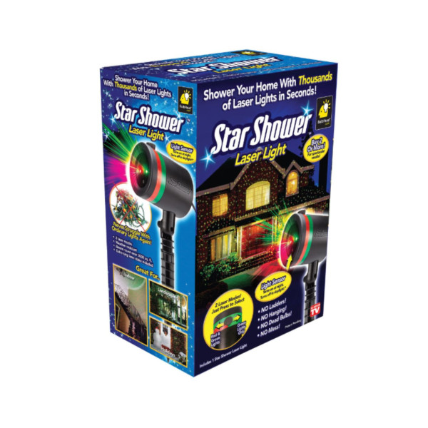 Лазерен прожектор за Коледна украса Star Shower TV257