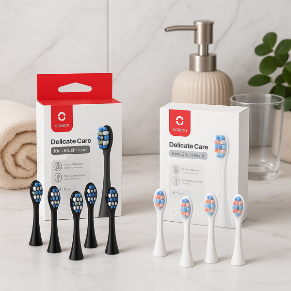 Накрайници за четка за зъби Oclean Kids P3К1-6, P3К8-6, 6 броя 6