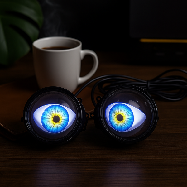 Комплект 3D LED очи, дневни светлини за автомобили 7