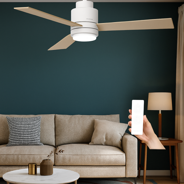 Таванен вентилатор с DC мотор, 45W и LED осветление - Brizy Bright Core
