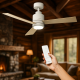 Таванен вентилатор с DC мотор, 45W и LED осветление - Brizy Bright Core 4