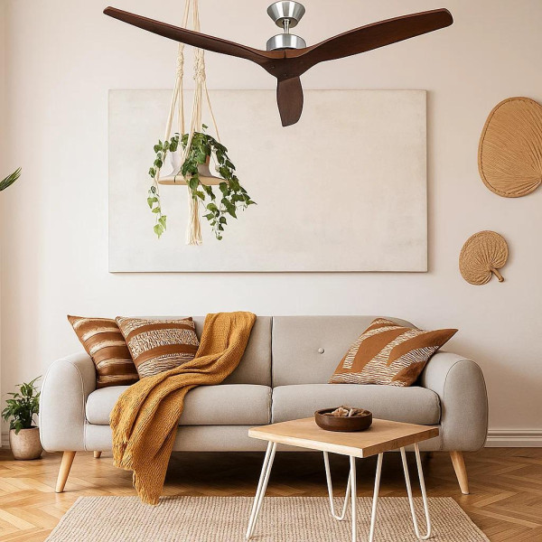 Вентилатор за таван Mellеrware Brizy Ceiling Fan с дистанц. управл.,45W,6 скорости,таймер,DC мотор 5