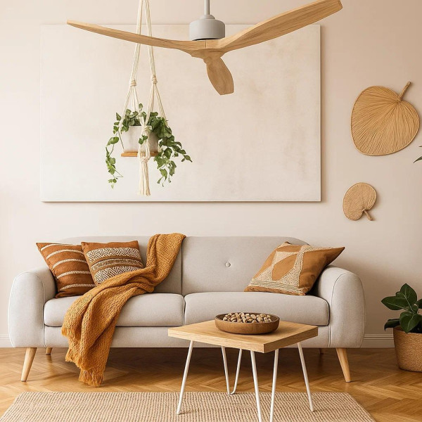 Вентилатор за таван Mellеrware Brizy Ceiling Fan с дистанц. управл.,45W,6 скорости,таймер,DC мотор 6