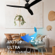 Вентилатор за таван Mellеrware Brizy Ceiling Fan с дистанц. управл.,45W,6 скорости,таймер,DC мотор 10