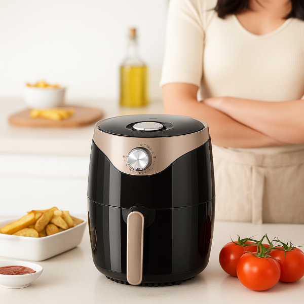 Професионален уред за готвене с горещ въздух, 5.5L, 1400W