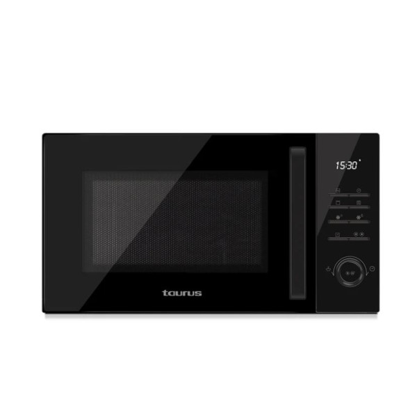 Микровълнова с грил Taurus Laurent 25 Black – 25L, 900W, 10 автоматични програми и дигитален дисплей 5