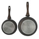 Комплект тигани 9Tnine-4419, 22/26см, Мраморно покритие, Кован алуминий 4