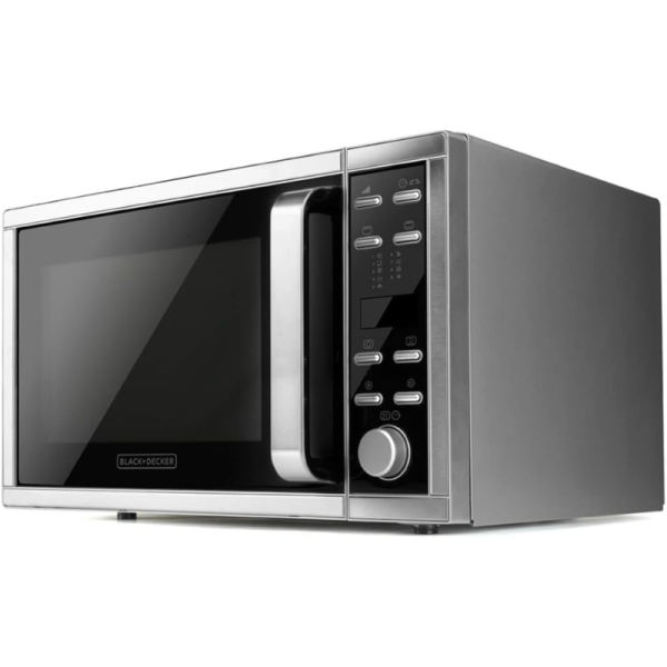 Микровълнова с грил и конвекция Black+Decker BXMZ900E – 25L, 900W, автоматични програми, дигитален дисплей и LED осветление 7