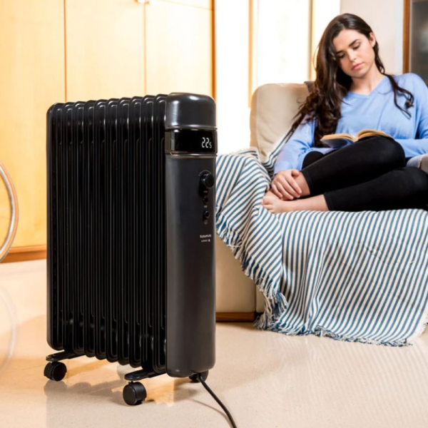 Маслен радиатор Taurus Agadir Malbork 1500W/2500W– мощно отопление с ECO режим, програмируем таймер и лесно управление 1