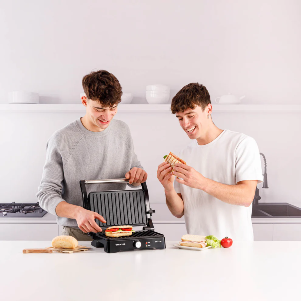 Контактен грил Taurus Grill&Co, 1500W, с плаващ капак и регулируем термостат 4