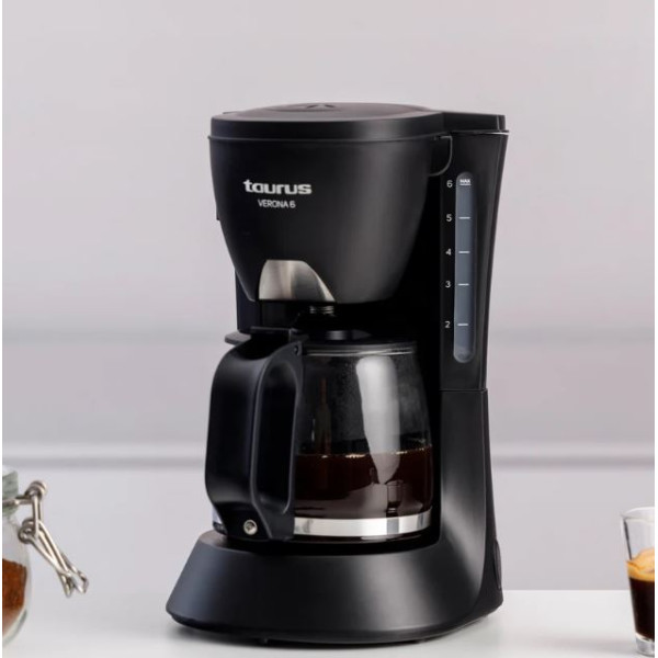 Кафемашина Taurus VERONA 6 / VERONA 12 – 600W, 6 чаши/680W,12 чаши, анти-капково, филтър за многократна употреба 1