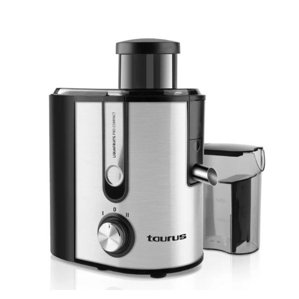 Сокоизстисквачка Taurus LIQUAFRUITS PRO COMPACT – 600W, 2 скорости, 65мм отвор, неръждаем филтър 2