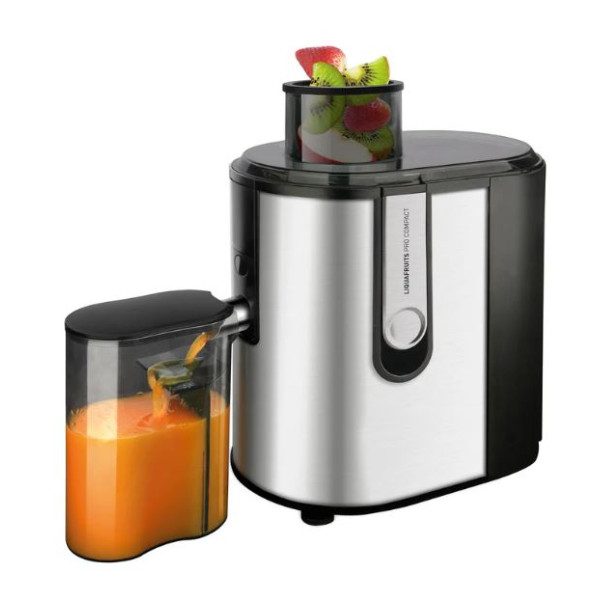 Сокоизстисквачка Taurus LIQUAFRUITS PRO COMPACT – 600W, 2 скорости, 65мм отвор, неръждаем филтър 3