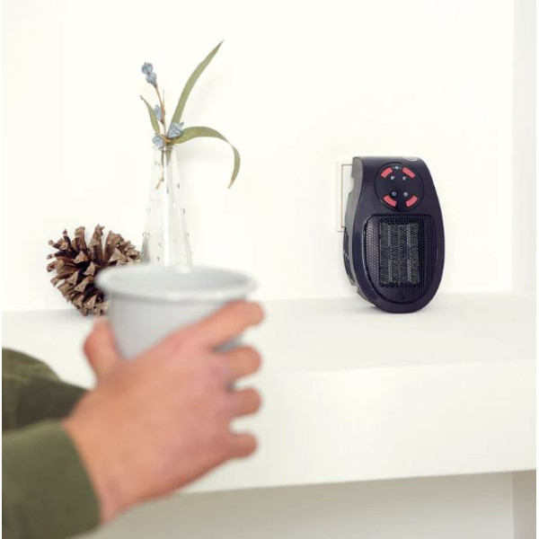 Мини керамичeн отоплител Taurus TROPICANO PLUG HEATER – 500W, дигитален дисплей, таймер 4