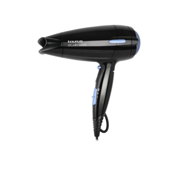 Сешоар Taurus Studio 2200, 2200W, 2 скорости, 2 нива на температура, Студен въздух, Регулируема дръжка, Концентратор + Дифузер 1