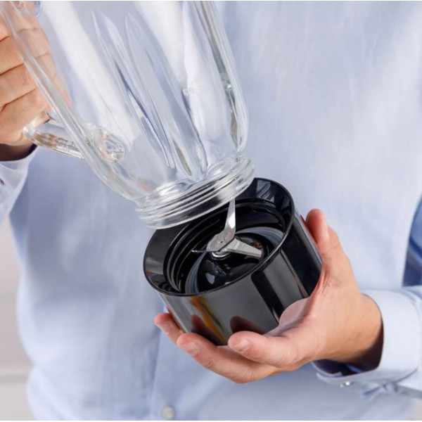 Блендер Taurus Prior Glass 1500 – 1500W, стъклена кана 1.8L, Turbo функция, ножове за лед 4