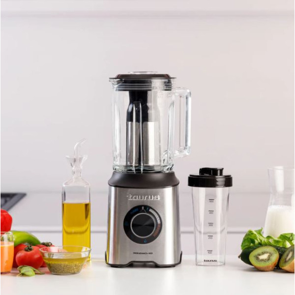 Блендер Taurus Prior Advance+ 1800 (1800W, 2L, 6 ножа, 4 функции, филтър, чаша) и Prior Inox 1500 (1500W, 2L, Turbo) 2