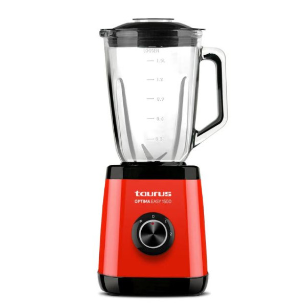 Блендер Taurus Optima Easy 1500 – 1500W, стъклена кана 1.5L, Turbo функция, ножове за лед 9