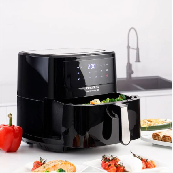 Фритюрник с горещ въздух Taurus Air Fry Digital 360 – 7.5L, 2150W, 360° двойна резистенция, 10 програми 6