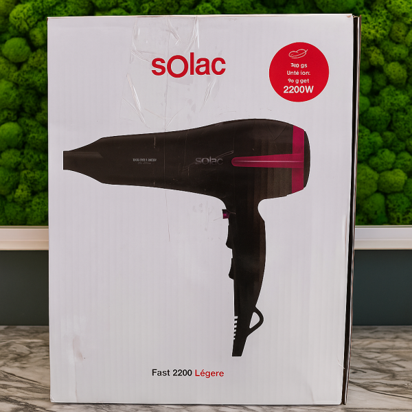 Сешоар Solac Fast, 2200 Légere – ултра лек и мощен