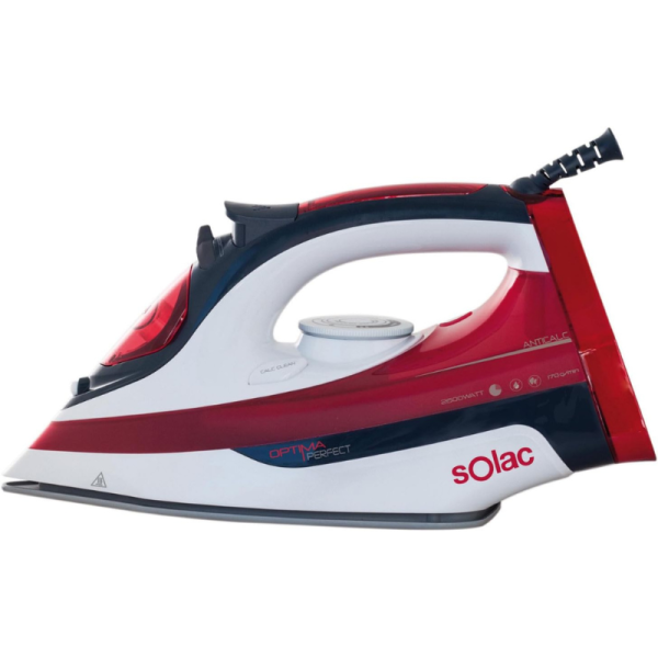 Ютия Solac Optima Perfect – 2600W, керамична плоча, 170 g/min пара, 380 мл резервоар