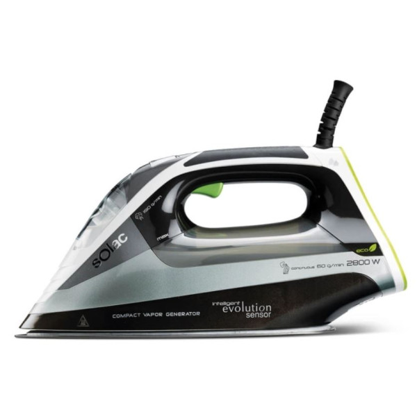 Ютия Solac Intelligent Evolution Sensor – 2800W, Illyum плоча, 190 g/min парен удар, Eco/Turbo 4