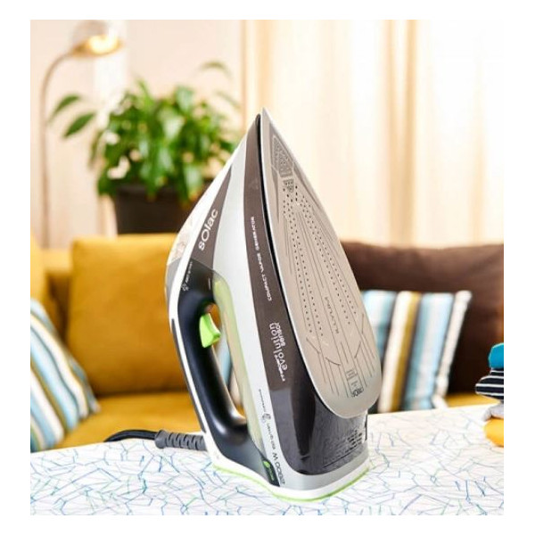 Ютия Solac Intelligent Evolution Sensor – 2800W, Illyum плоча, 190 g/min парен удар, Eco/Turbo