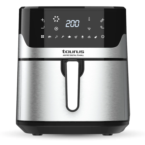 Мощен Air Fry Taurus Digital 7S Wall –  1600W с 6,5L обем и иновативен разделител за готвене без смесване на вкусове 1