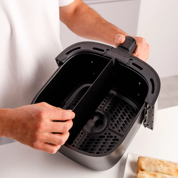 Мощен Air Fry Taurus Digital 7S Wall –  1600W с 6,5L обем и иновативен разделител за готвене без смесване на вкусове