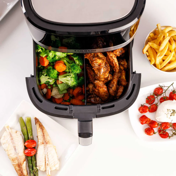 Мощен Air Fry Taurus Digital 7S Wall –  1600W с 6,5L обем и иновативен разделител за готвене без смесване на вкусове 4