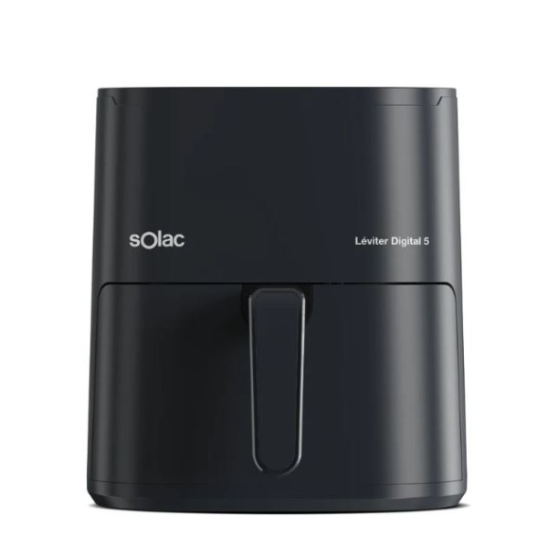 Фритюрник без масло Solac Léviter Digital 5 – 1500W, 5L, 12 програми, дигитален дисплей