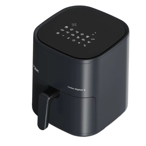 Фритюрник без масло Solac Léviter Digital 5 – 1500W, 5L, 12 програми, дигитален дисплей