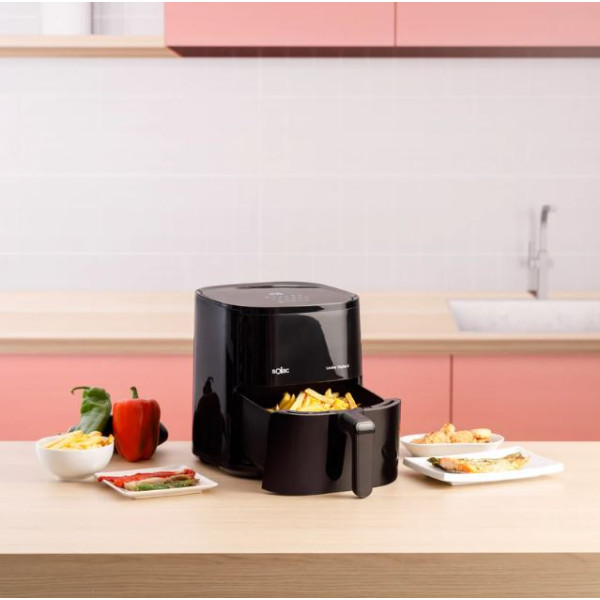 Фритюрник без масло Solac Léviter Digital 5 – 1500W, 5L, 12 програми, дигитален дисплей 1