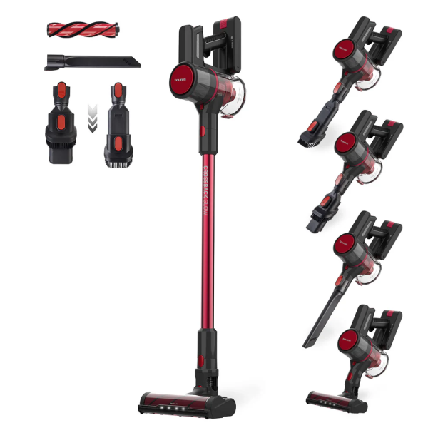 Безжична прахосмукачка Taurus Crossback Dazzle 3-в-1 – 500 мл контейнер, 2 скорости и въртяща се на 180º глава 1