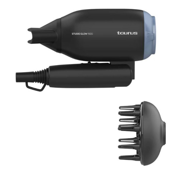 Сешоар за пътуване Studio Glow 1500 – 1400W, сгъваем, двоен волтаж, 2 скорости 2